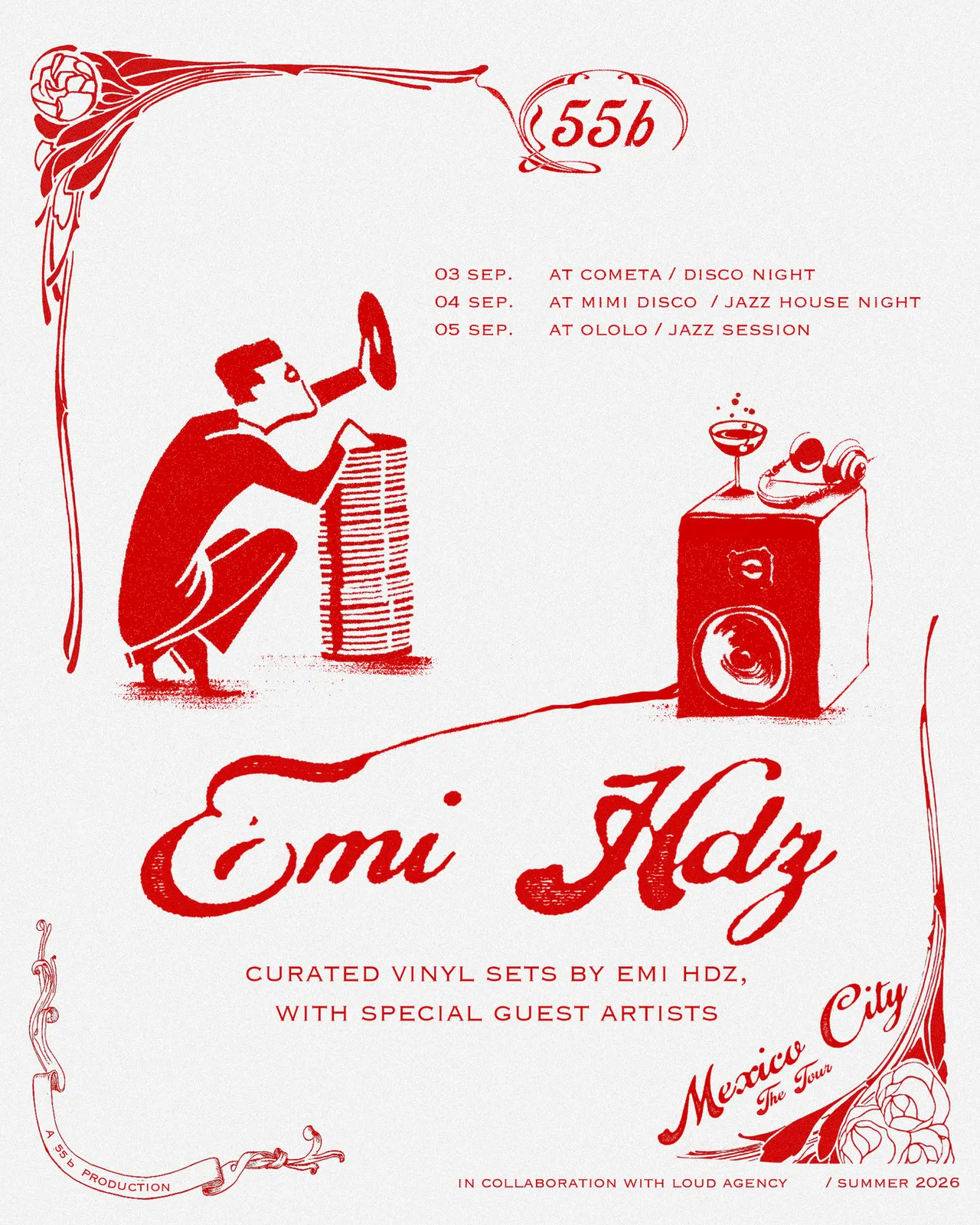 Vinyl Jazz by 55b with Emi