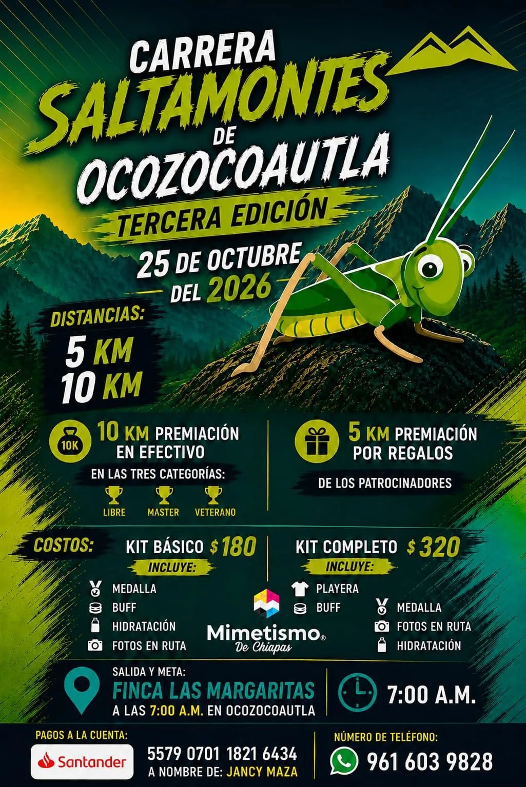 Carrera Saltamontes de Ocozocoautla: Tercera Edición