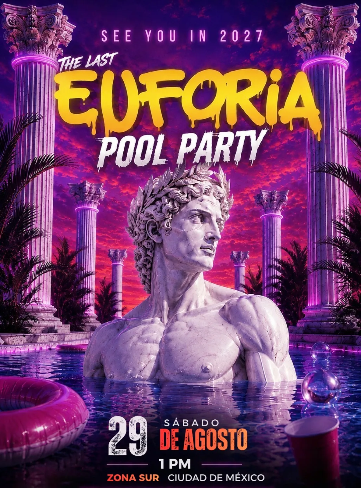 Secret Mansion Pool Party