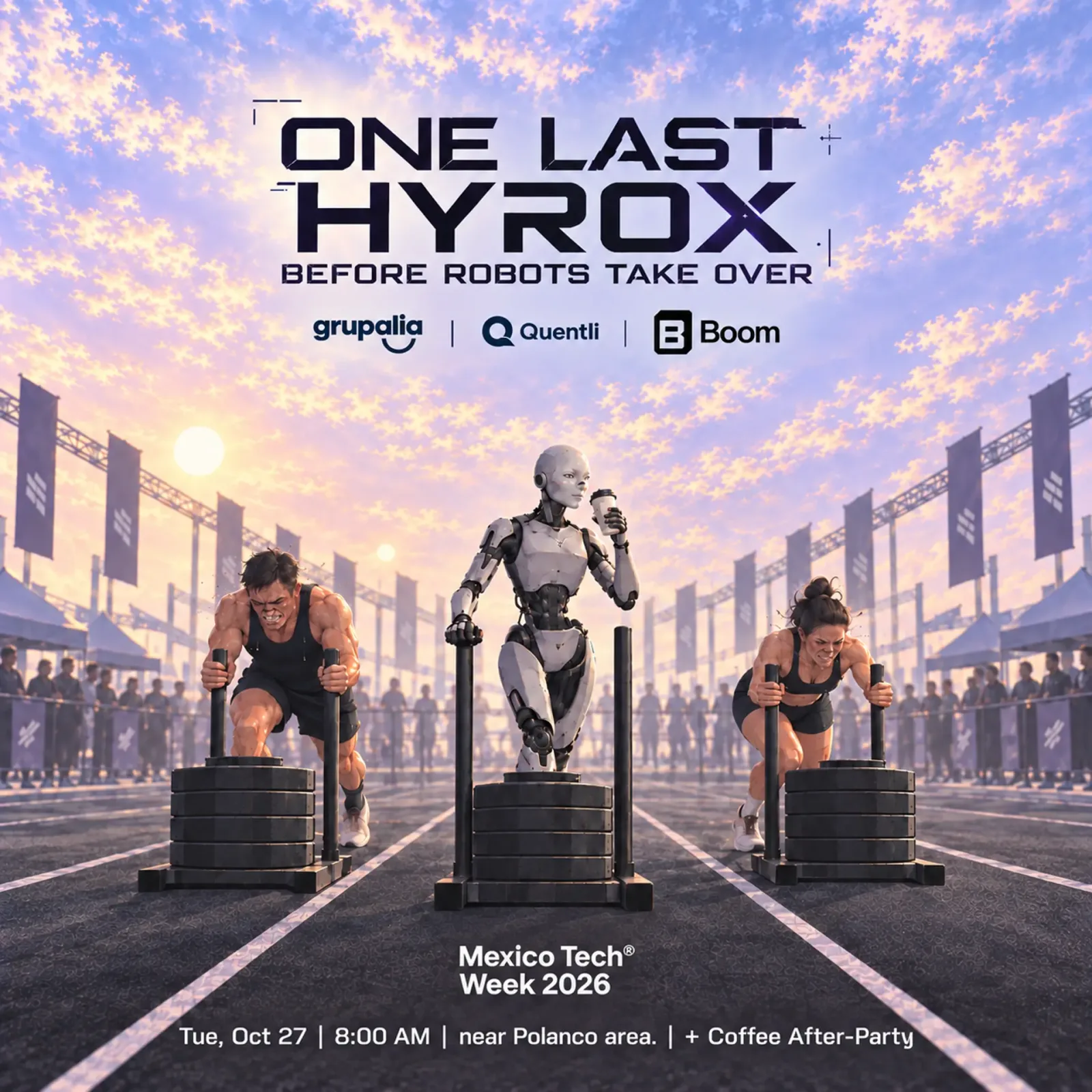 One Last Hyrox Before Robots Take Over - Grupalia x Quentli x Boom AI