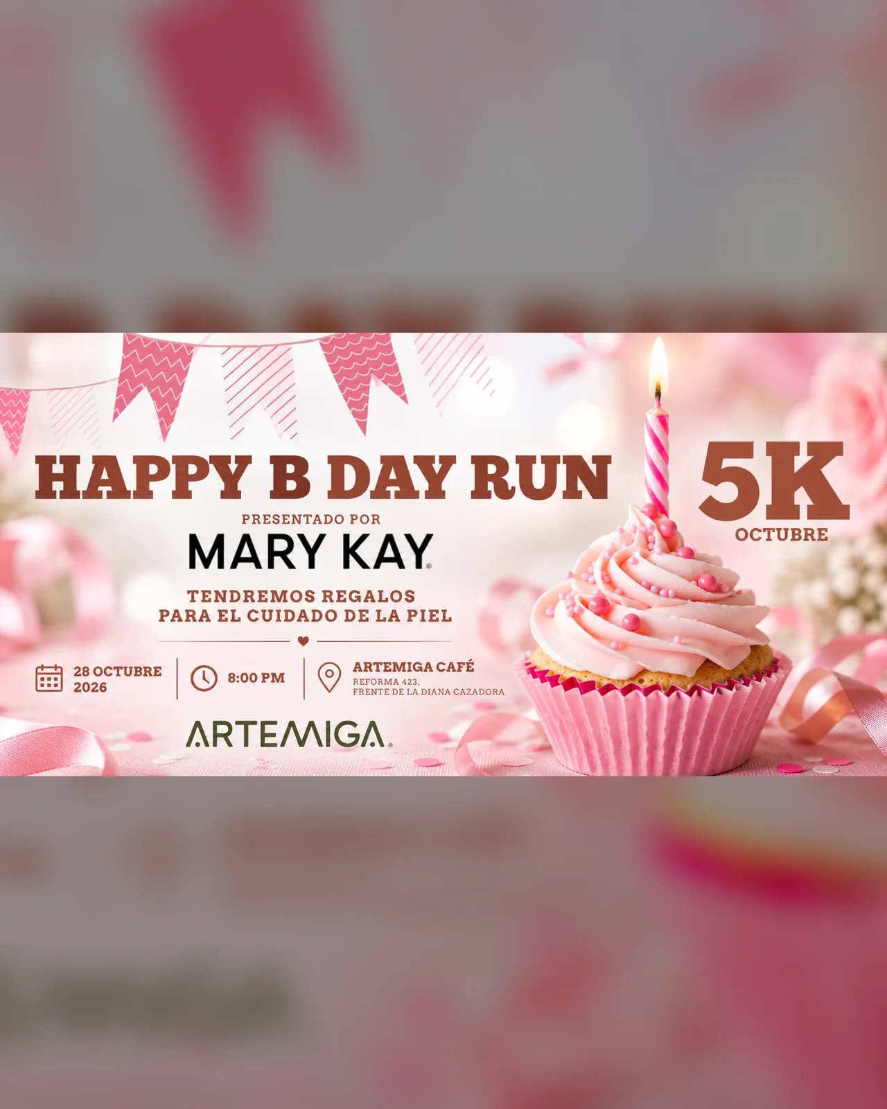HAPPY B DAY RUN 5K PRESENTADO POR MARY KAY BY RUNNER TRAVEL MX