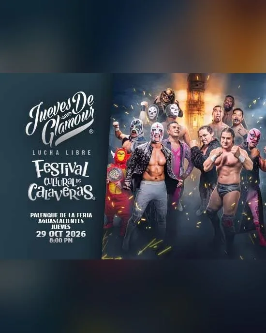 LUCHA LIBRE CMLL - JUEVES DE GLAMOUR - FESTIVAL CULTURAL DE CALAVERAS