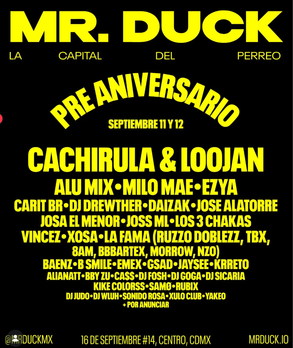 Mr.Duck Pre-Aniversario Vie