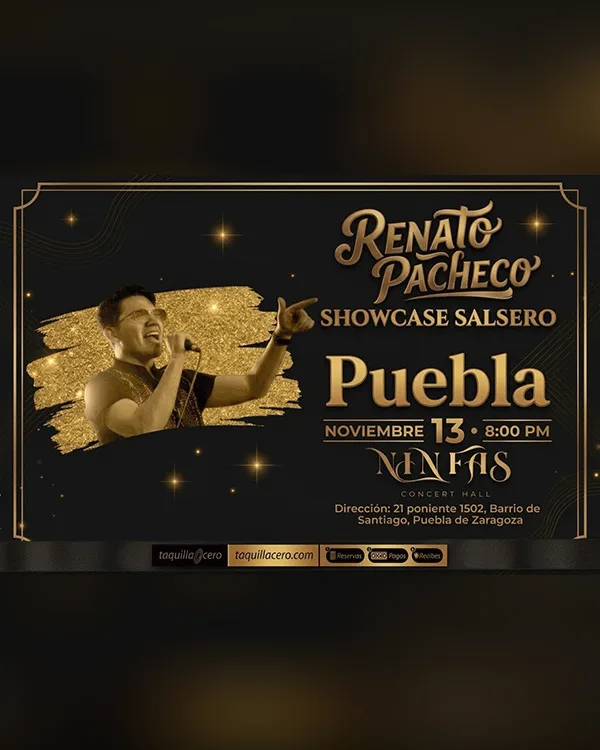 Renato Pacheco: Showcase Salsero - Puebla