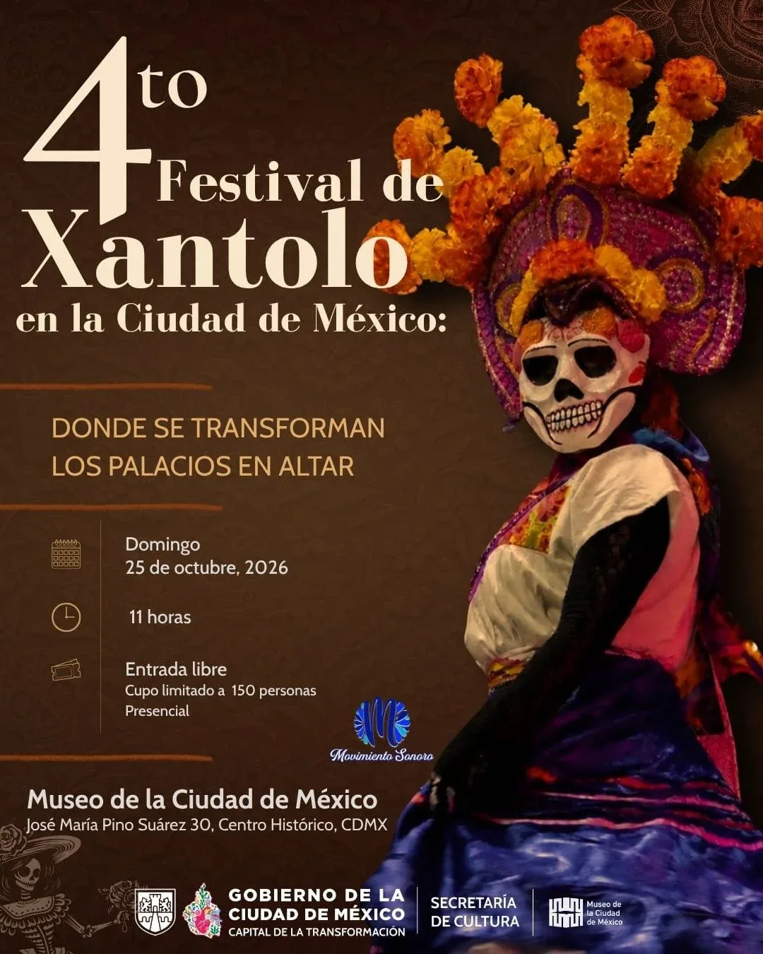 4° Festival de Xantolo de la Ciudad de México: Movimiento Sonoro