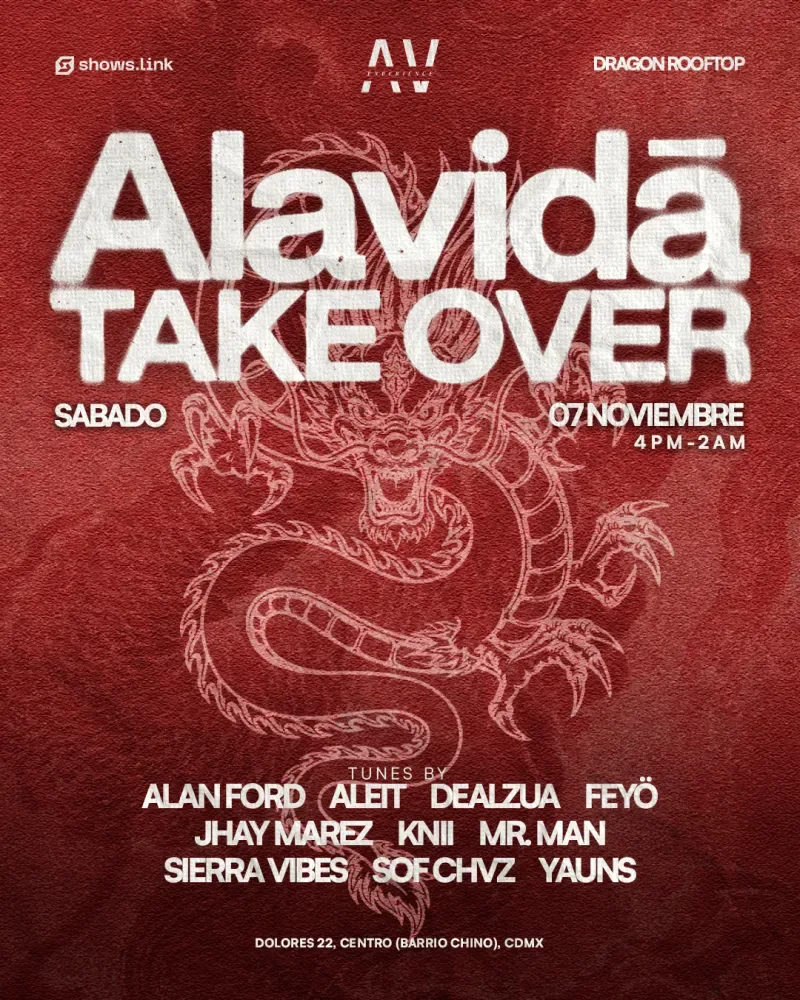 Alavidā Takeover x Dragon Rooftop