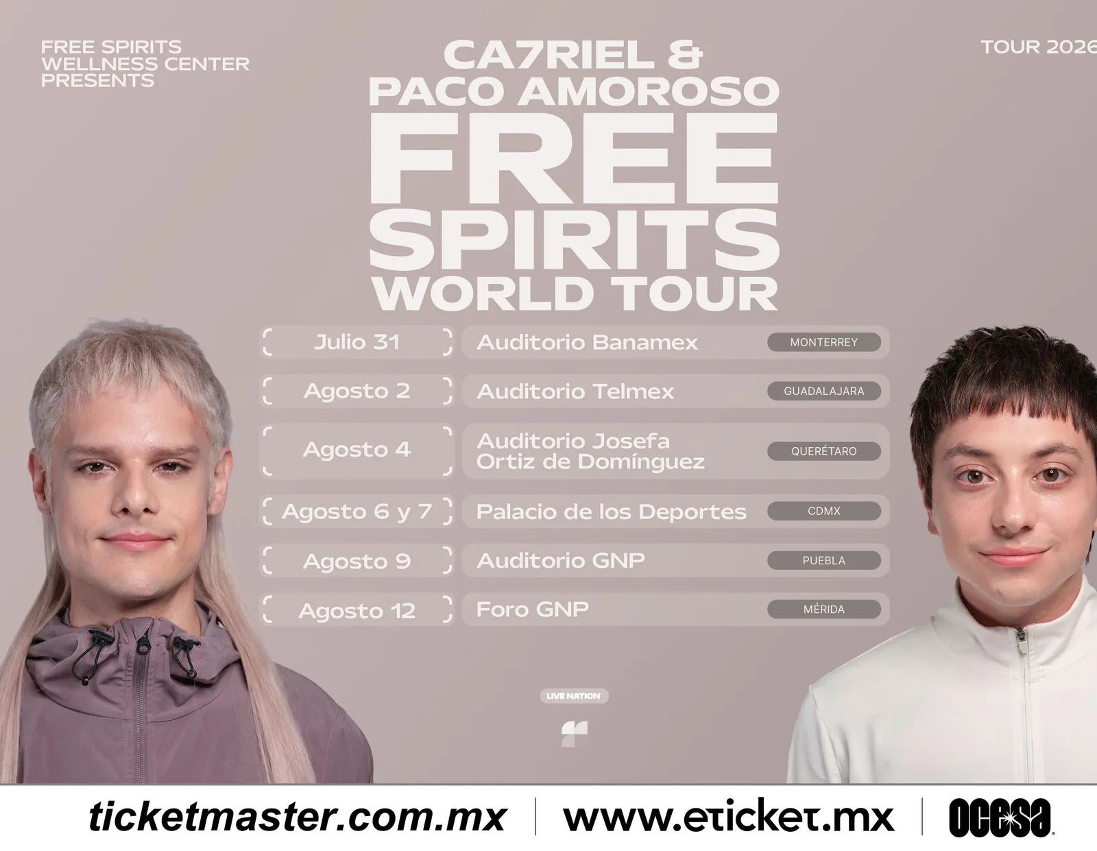 CA7RIEL & Paco Amoroso