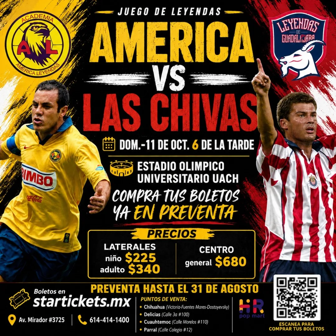 Leyendas: América vs Chivas