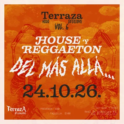 Terraza Nodo Sessions Vol. 6 “HOUSE Y REGGAETON DEL MÁS ALLÁ”