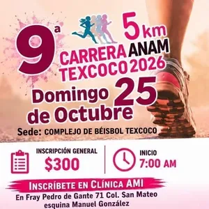Carrera ANAM Texcoco 2026