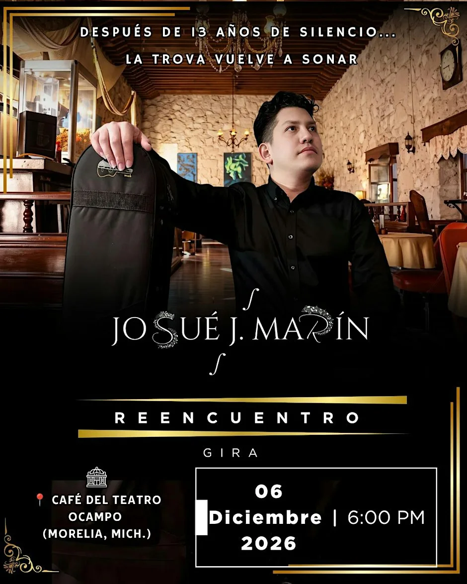 CONCIERTO DE FIN DE AÑO. GIRA REENCUENTRO. CAFÉ DEL TEATRO OCAMPO, MORELIA