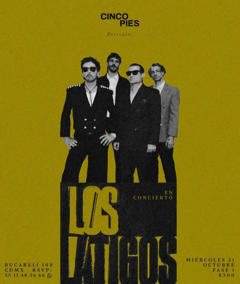 Los Látigos en 5 Pies CDMX