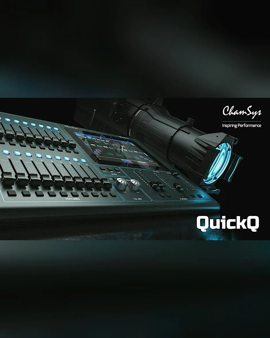 Entrenamiento Presencial ChamSys QuickQ; Chauvet Mexico, 2026.