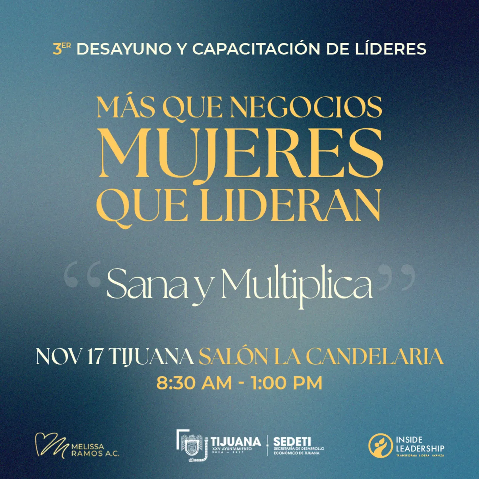 3er Desayuno-Capacitación | Mujeres que Lideran