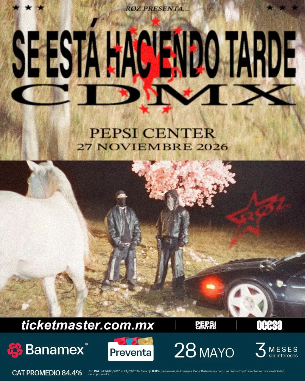 ROZ promete un viaje de nostalgia y fuego en el Pepsi Center