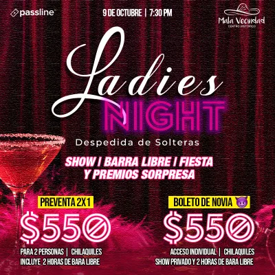 Ladies Night en Mala Vecindad