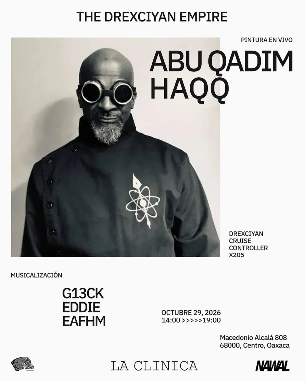 Pintura en Vivo de Abu Qadim Haqq con The Drexciyan Empire