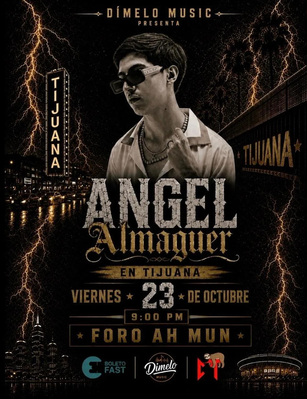 Ángel Almaguer en Tijuana 2026: concierto en Foro Ah Mun