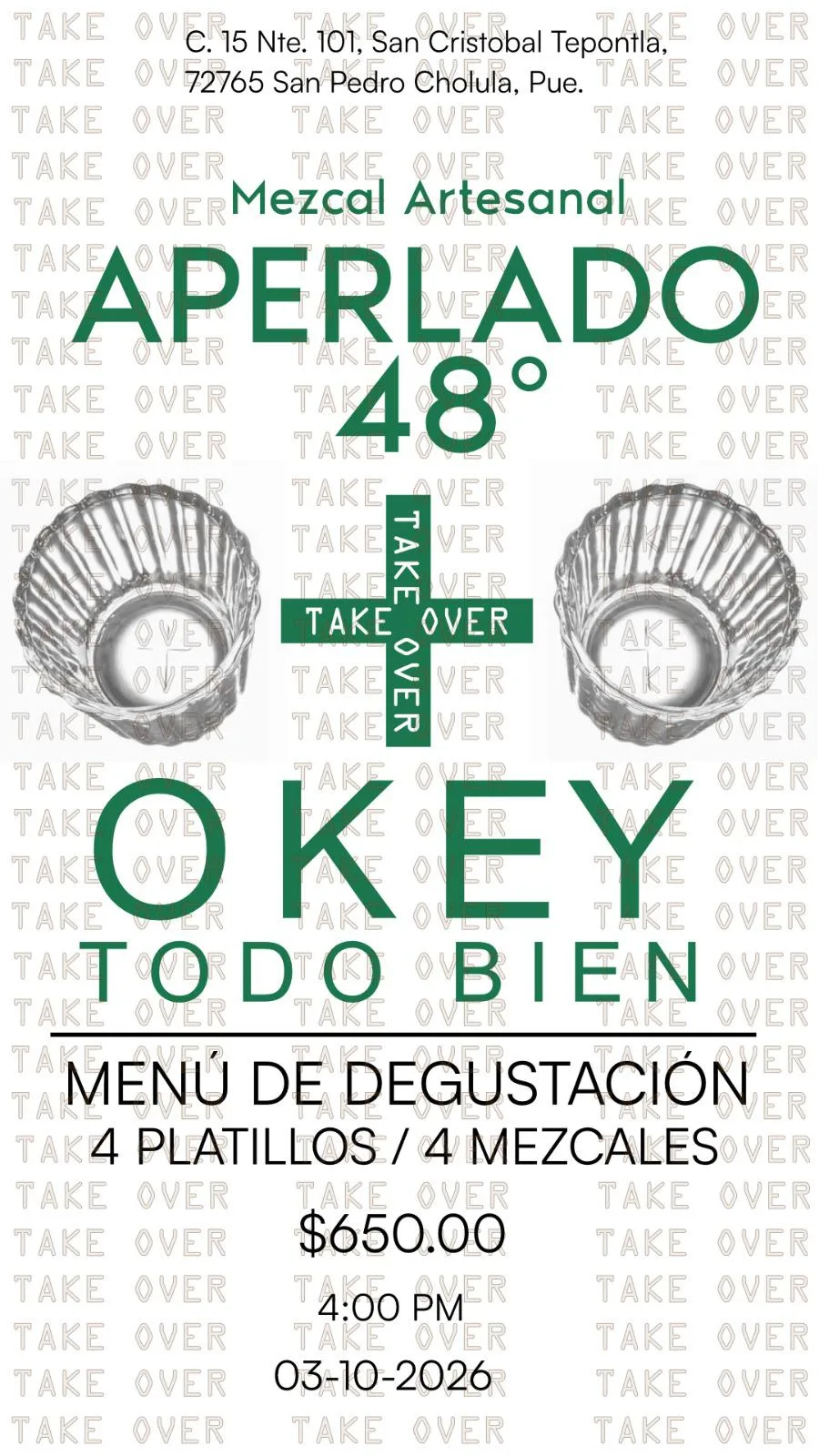Mezcal Aperlado 48º Take Over