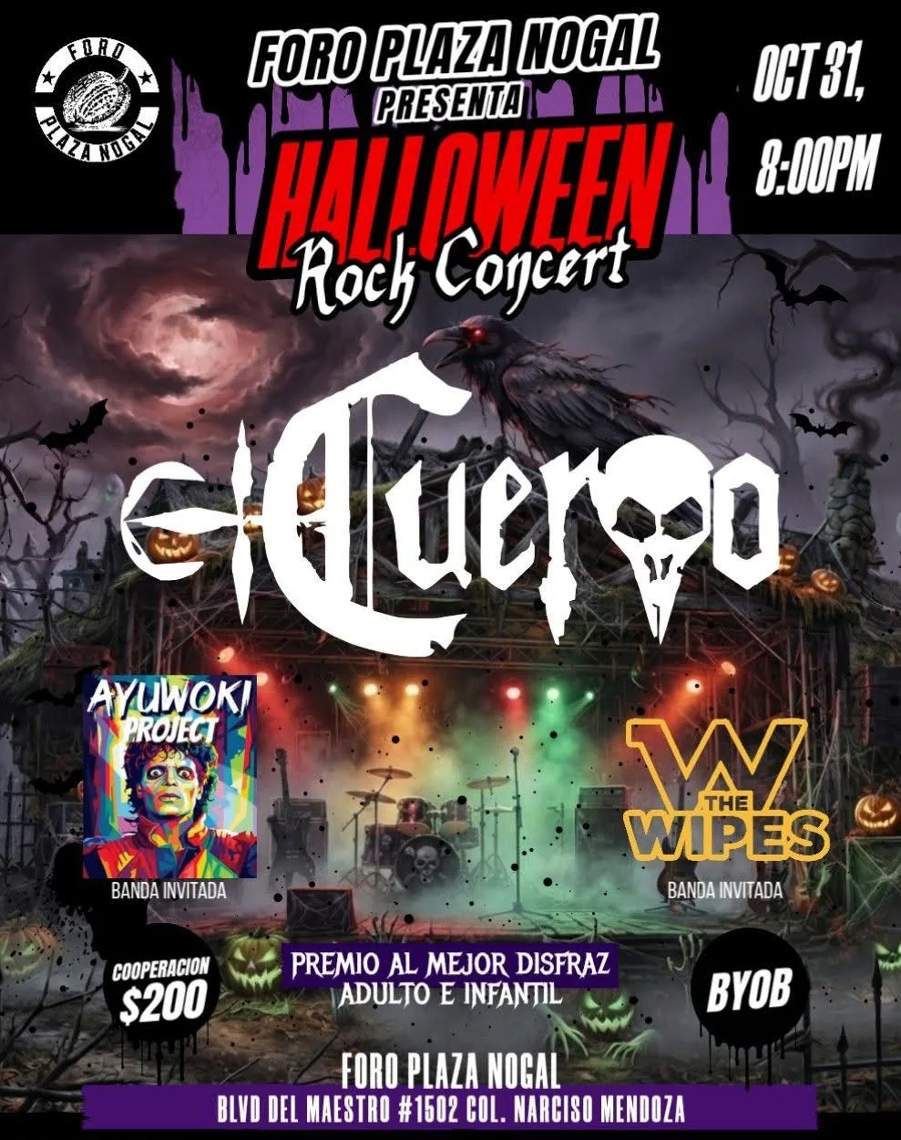 Halloween Rock Concert: EL CUERVO