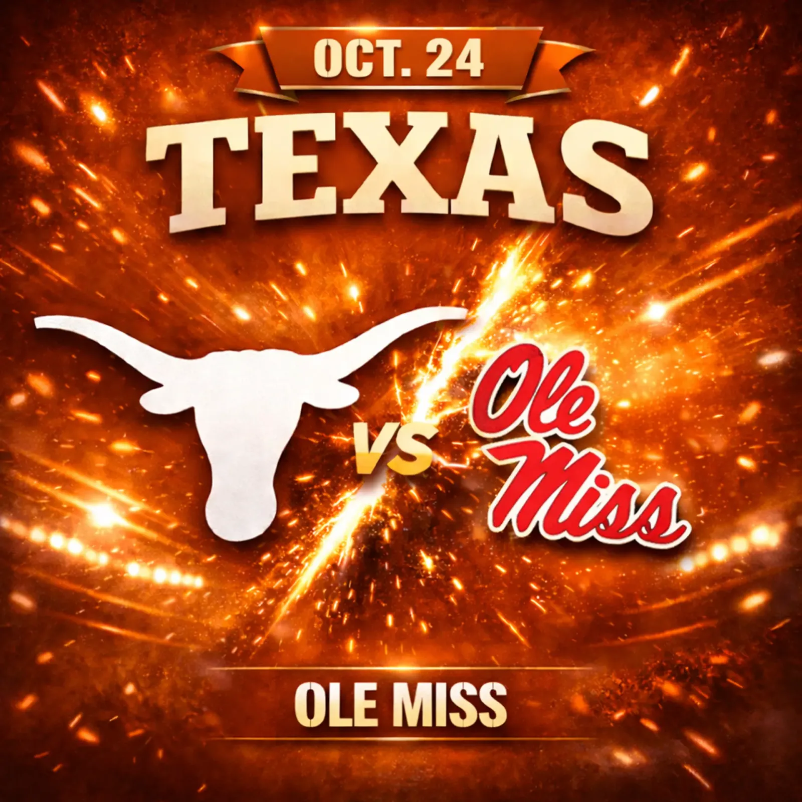 Texas Longhorns vs Ole Miss Rebels @ DKR