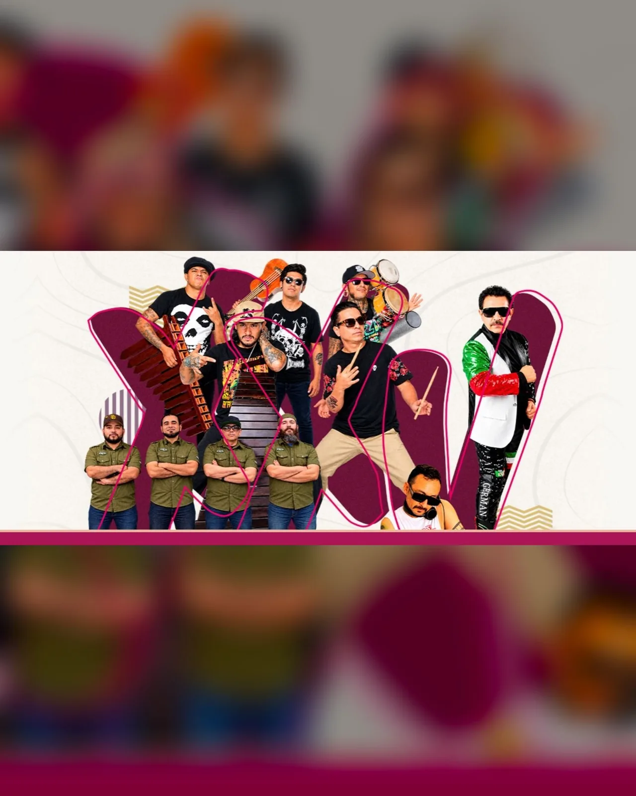 Mi Banda El Mexicano y Son Rompe Pera en concierto