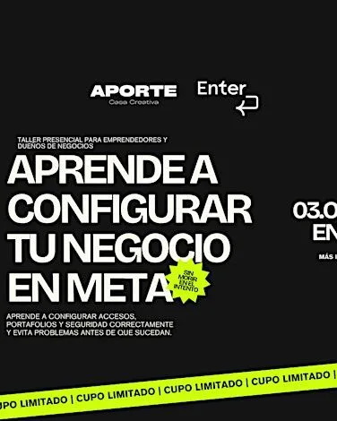 Taller: Negocio en Meta