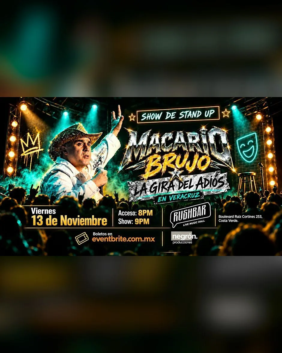 Macario Brujo presenta "La gira del adiós" | Stand Up Comedy | Veracruz