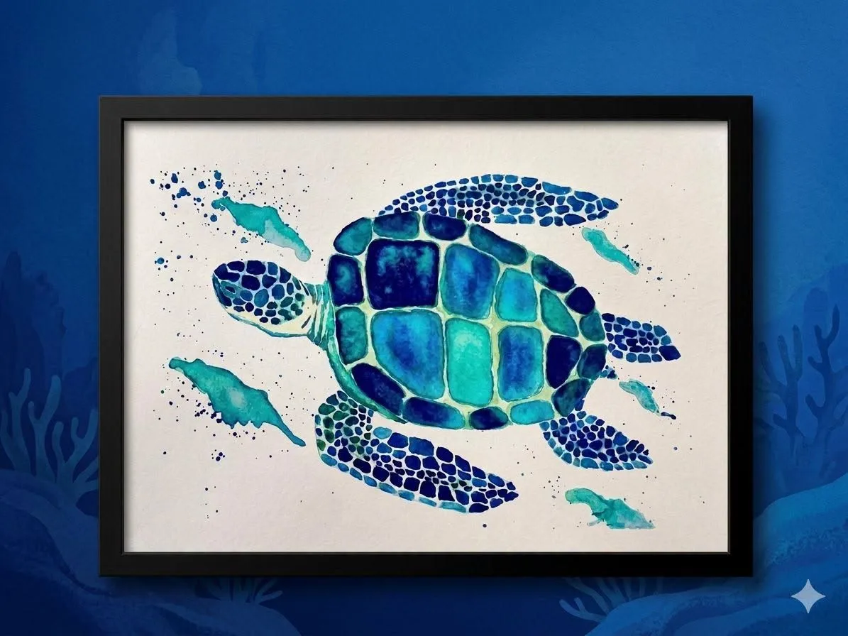Watercolor Turtle Workshop