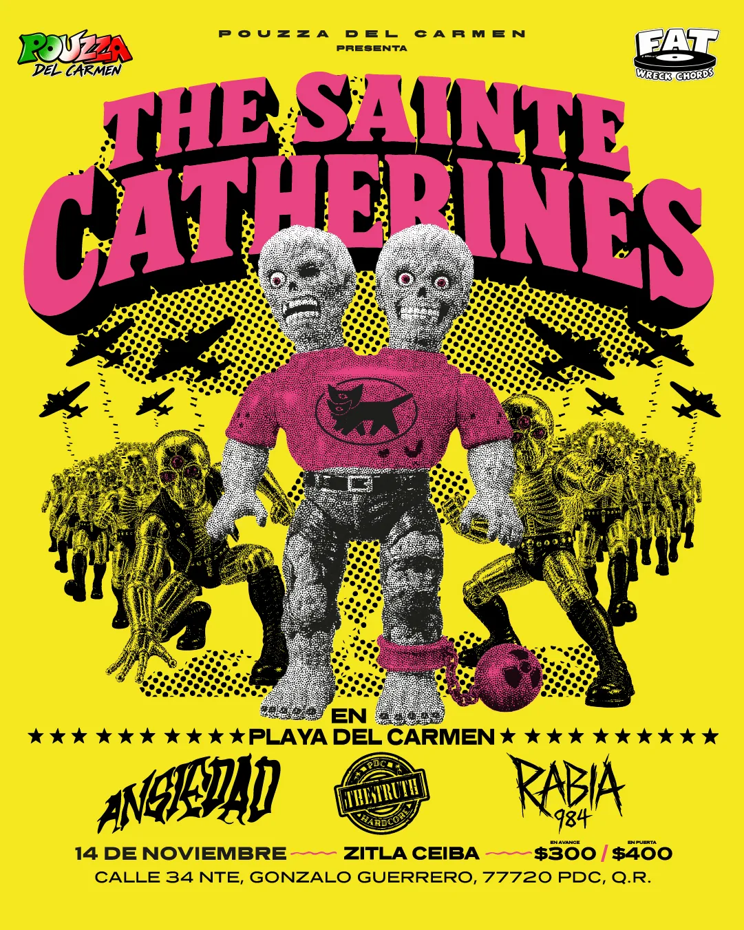 Pouzza del Carmen y Fat Wreck Chords: The Sainte Catherines
