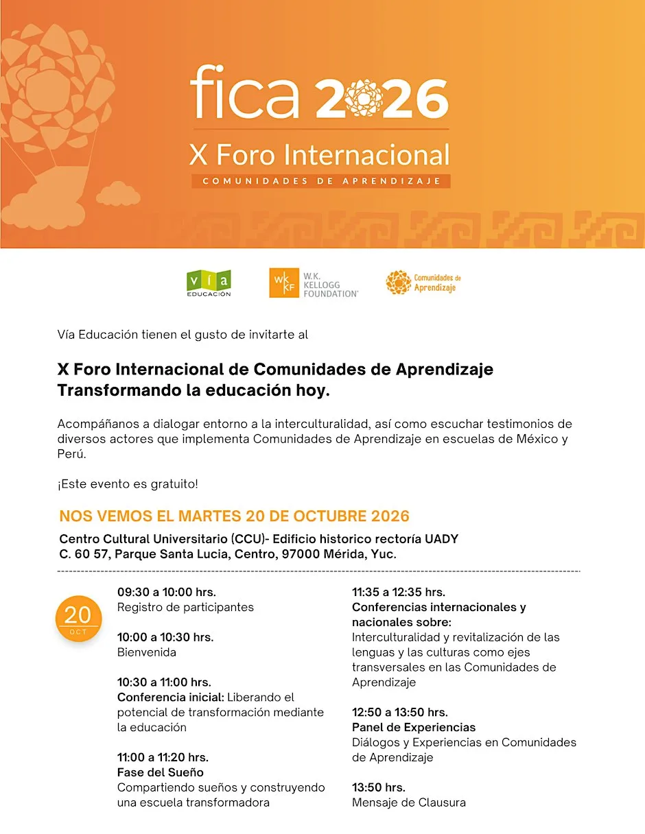 Foro Comunidades Aprendizaje