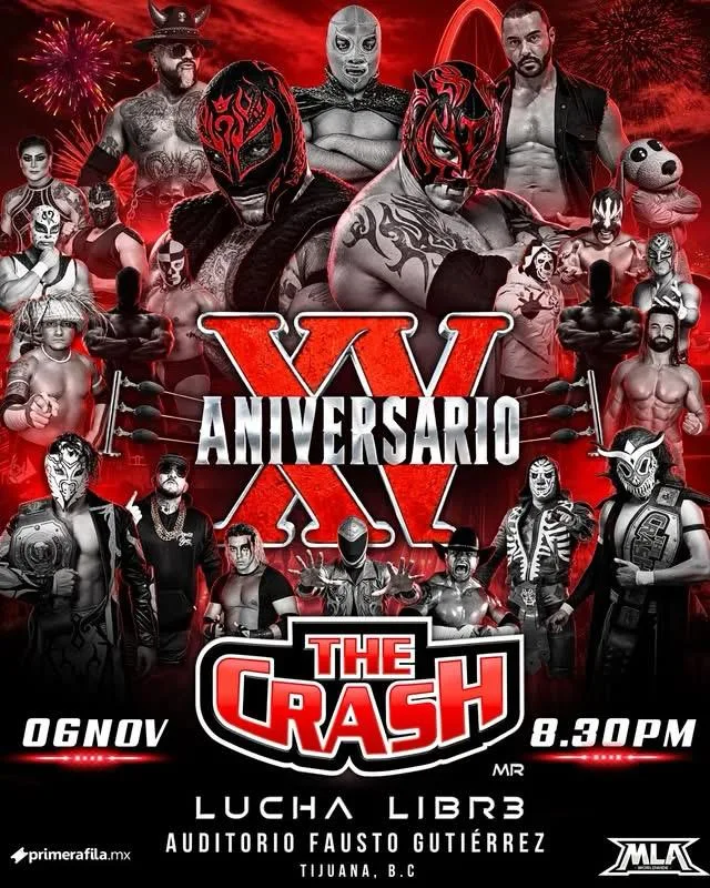 The Crash en Tijuana 2026: XV aniversario y lucha estelar