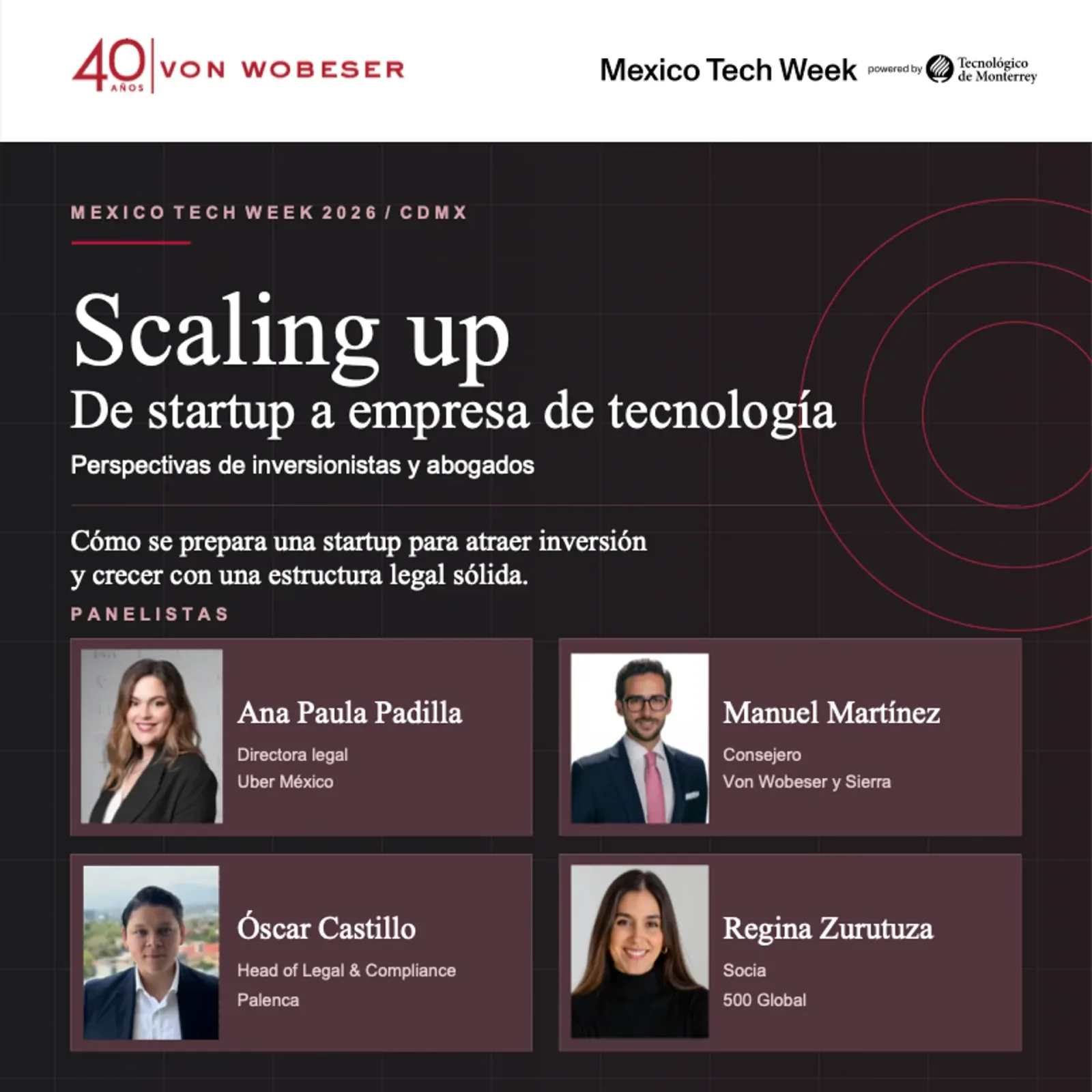 Scaling Up: From Startup to Tech Company. Perspectives from Investors and Lawyers