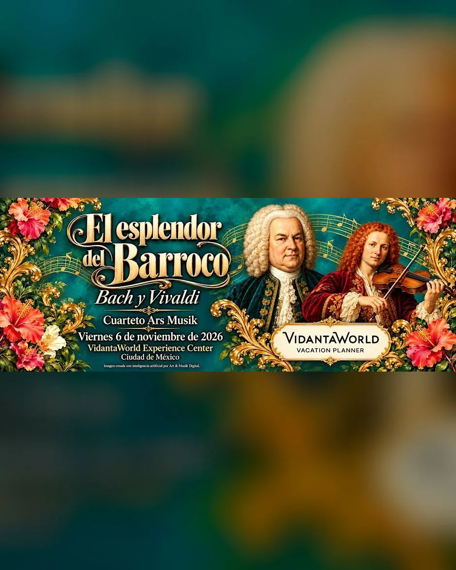 El esplendor del Barroco: Bach y Vivaldi · Cuarteto Ars Musik · CDMX