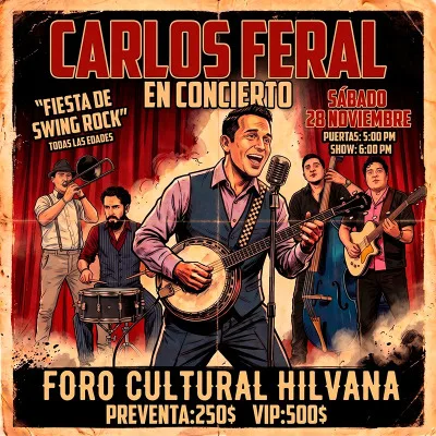 Carlos Feral en concierto
