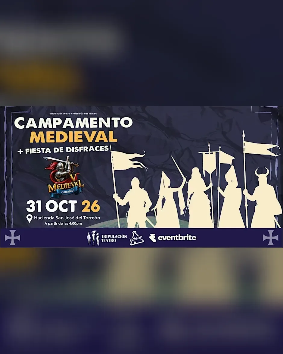 Campamento Medieval + Fiesta de Disfraces de MEDIEVAL GAME FEST V