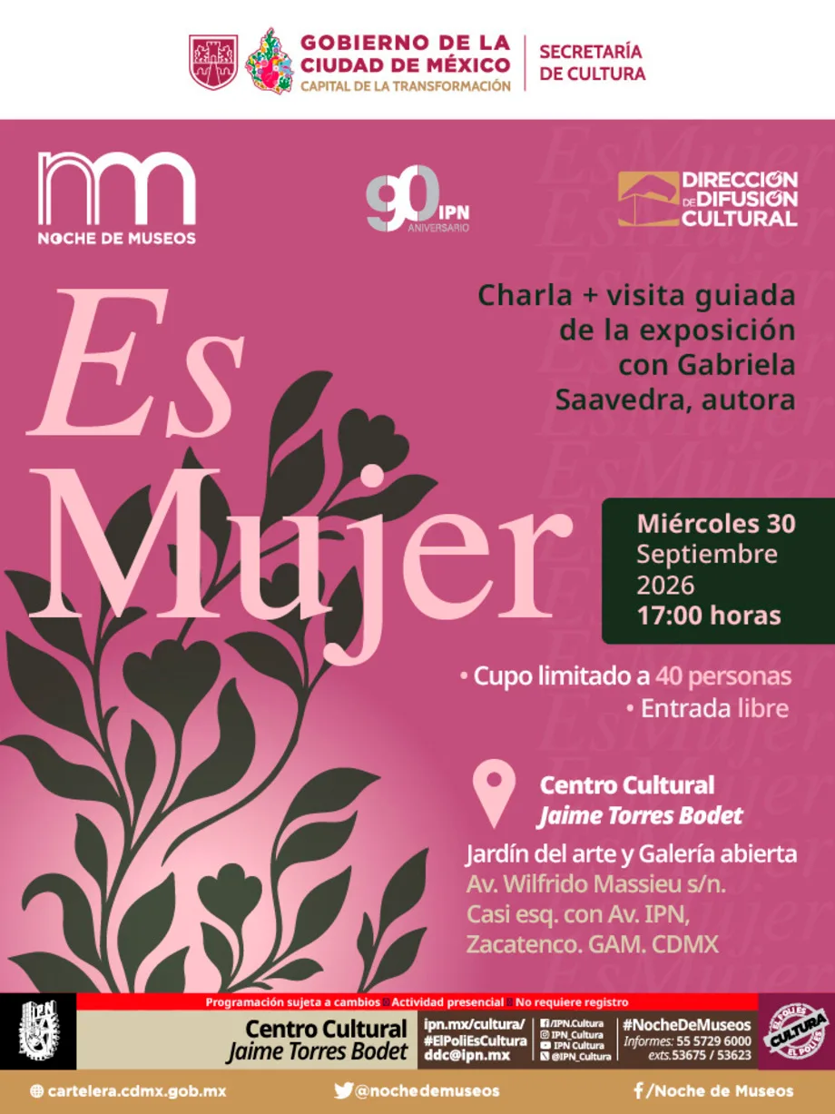 Charla con Gabriela Saavedra