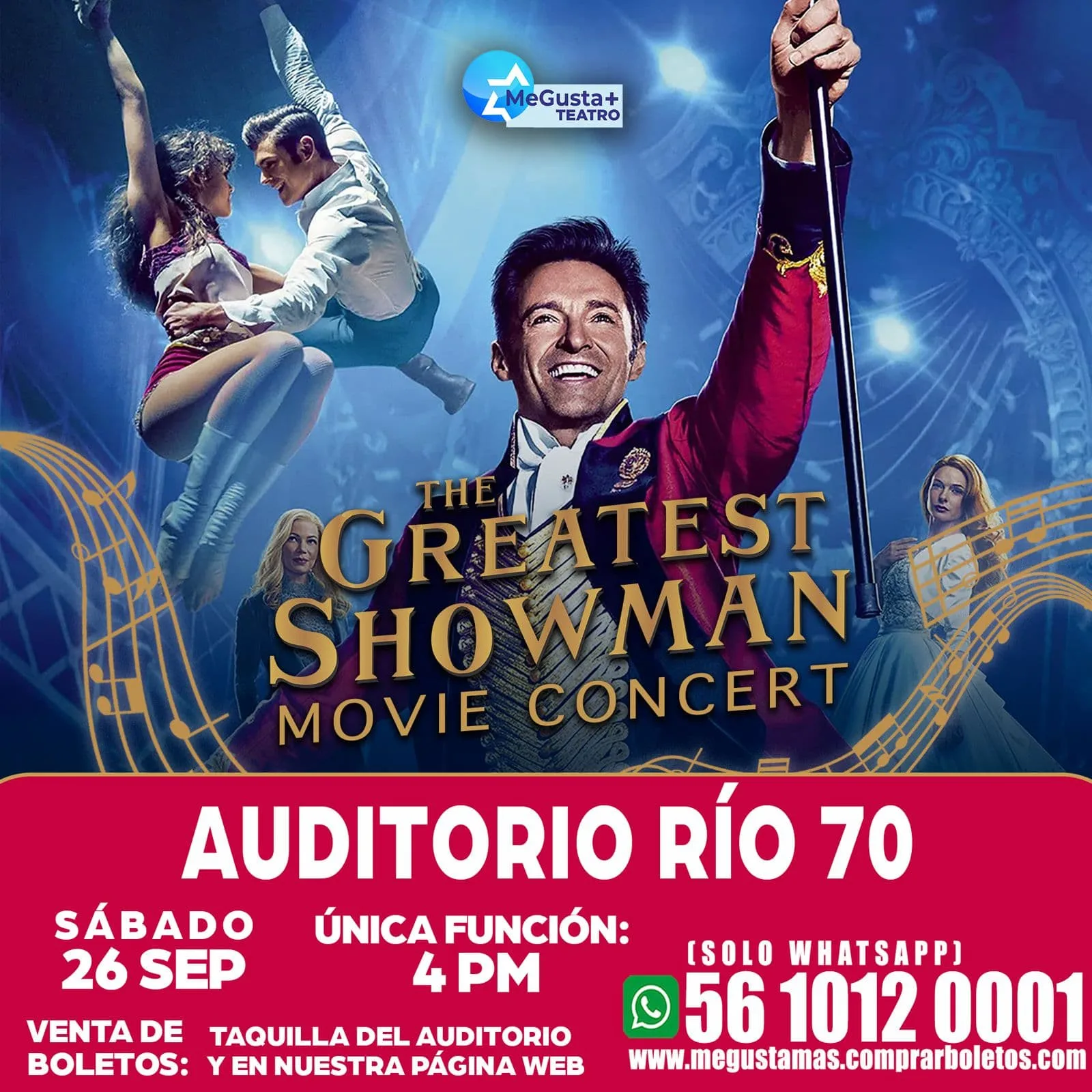 El Gran Showman en Concierto