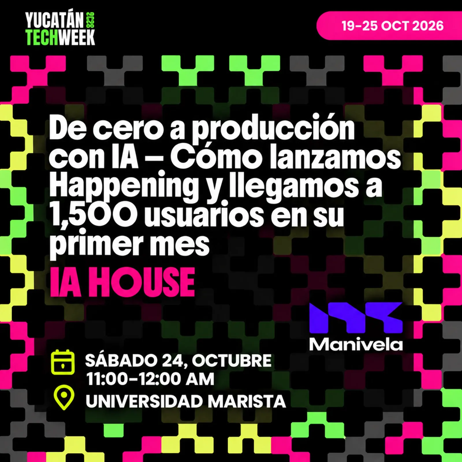 De cero a producción con IA — Cómo lanzamos Happening y llegamos a 1,500 usuarios en su primer mes