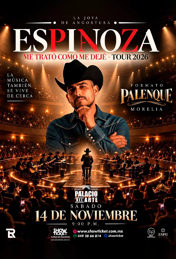 ESPINOZA PAZ "ME TRATÓ COMO ME DEJÉ" TOUR
