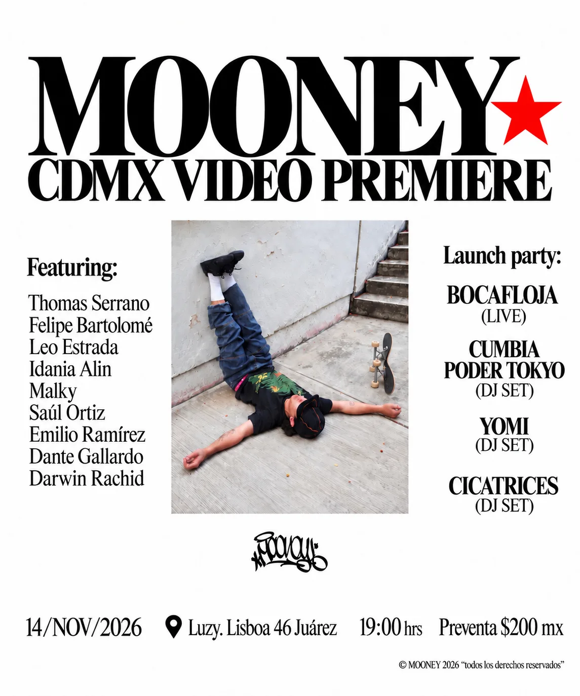 MOONEY PRESENTS: Ciudad de México Skateboarding Video