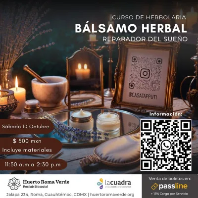 Bálsamo herbal · taller