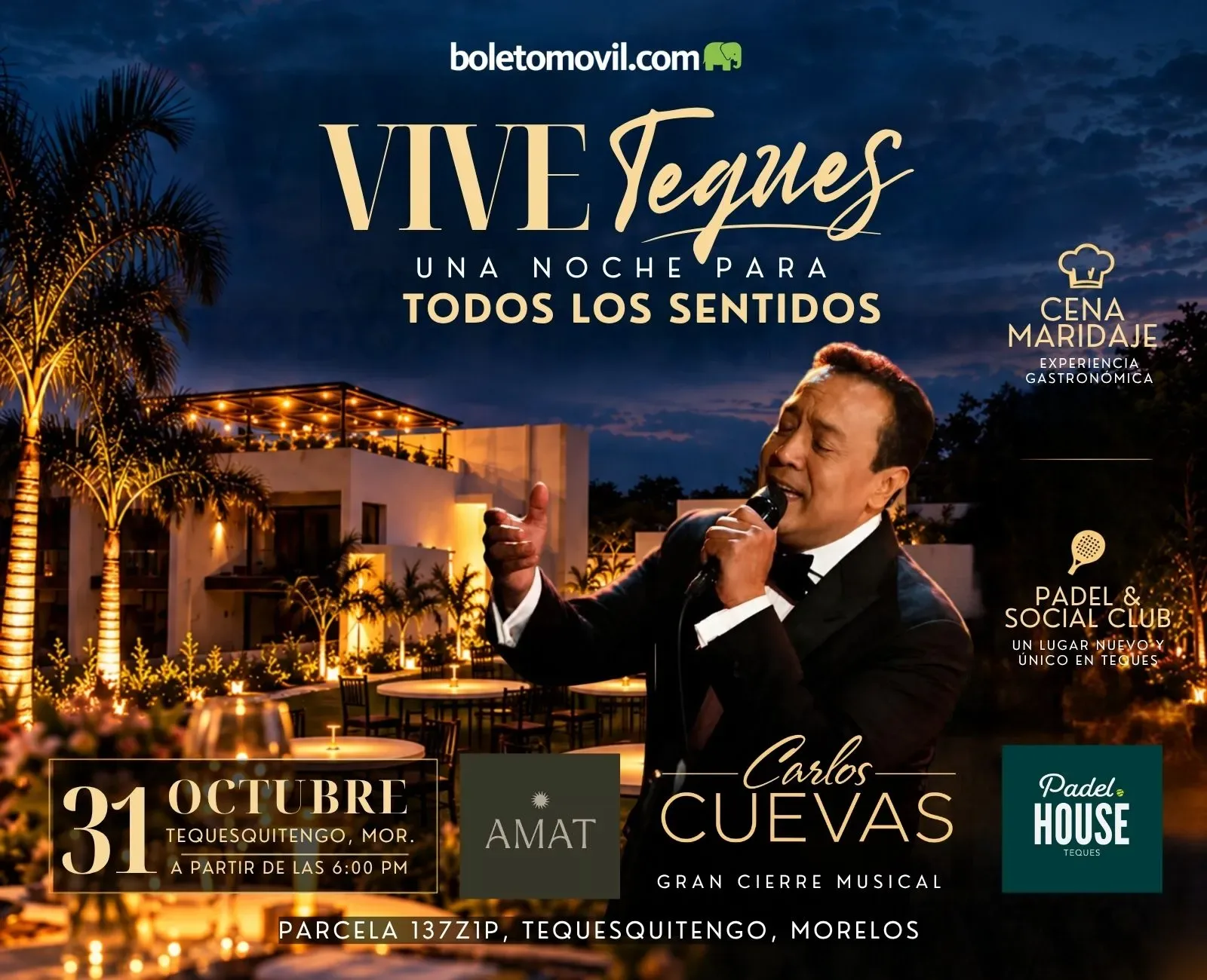 Cena Carlos Cuevas | Vive Teques