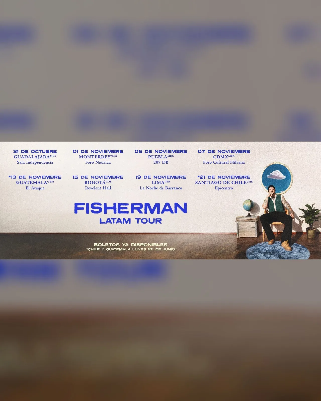 CYCLO EN CDMX PRESENTA "FISHERMAN LATAM TOUR 2026"