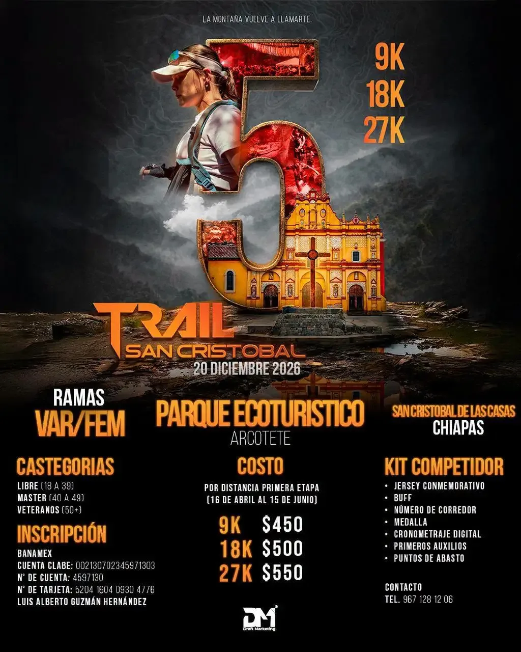 ¡La montaña vuelve a llamarte! Prepárate para el Trail San Cristóbal 2026