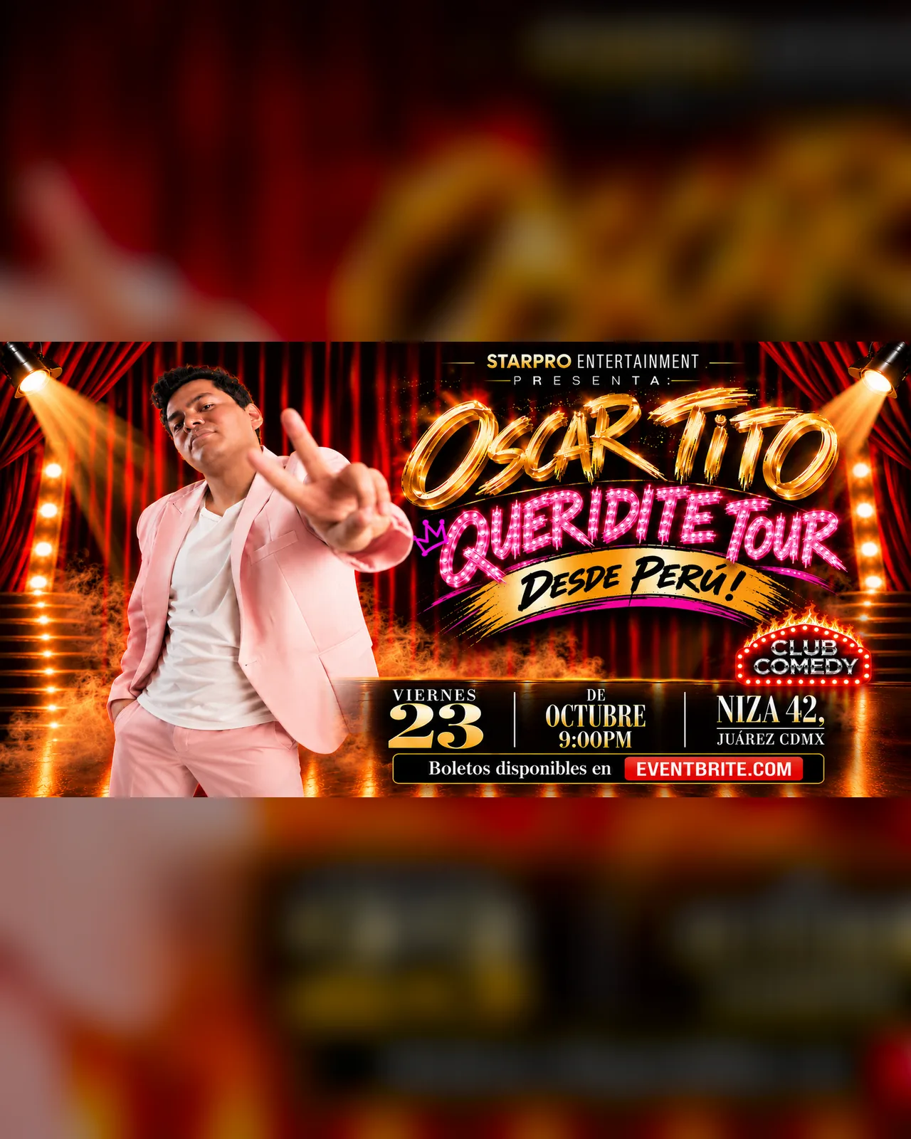 Oscar Tito "Queridite Tour" CDMX