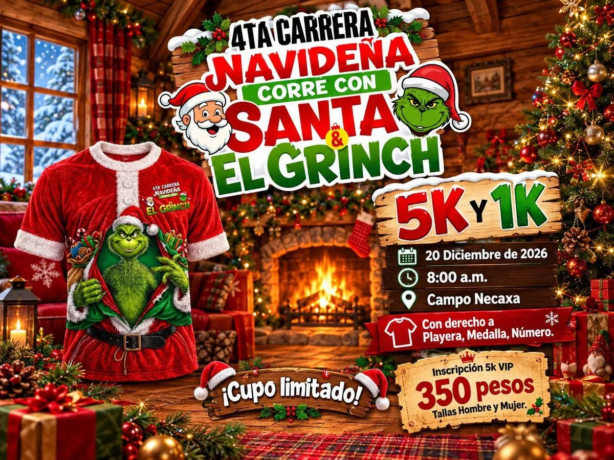 4TA CARRERA "CORRE CON SANTA Y EL GRINCH"