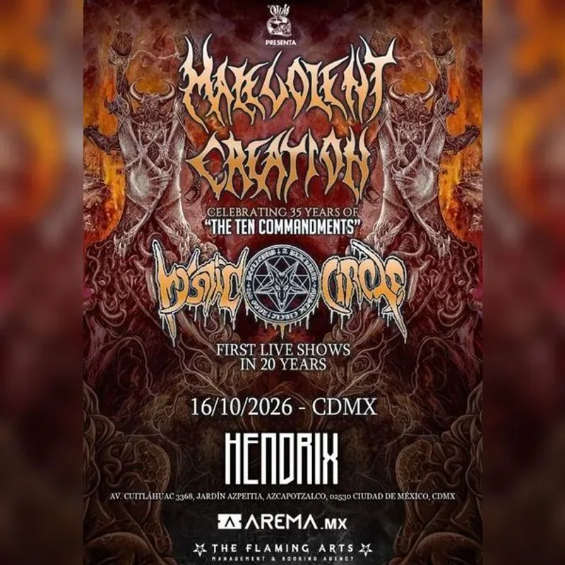 Malevolent Creation en CDMX