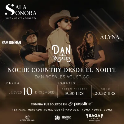 Noche country desde el Norte !! Dan Rosales Acústico