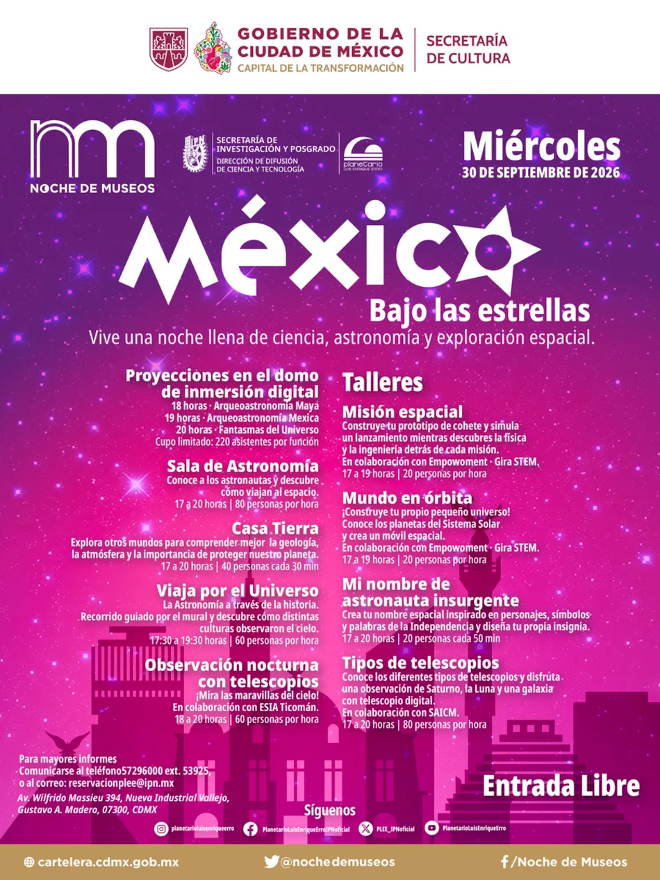 México bajo las estrellas